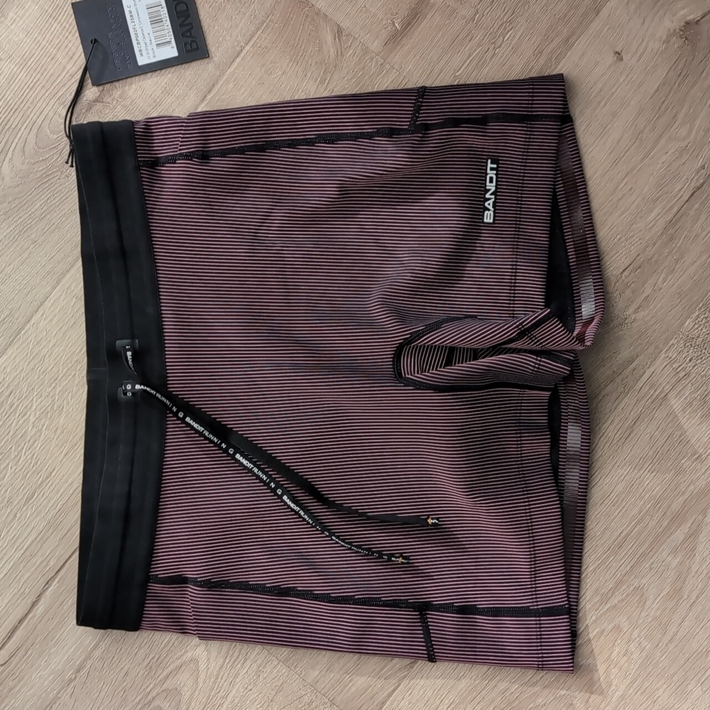 Womens Black And Mauve Cadence Shorts